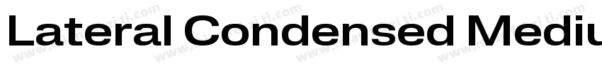 Lateral Condensed Medium字体转换
